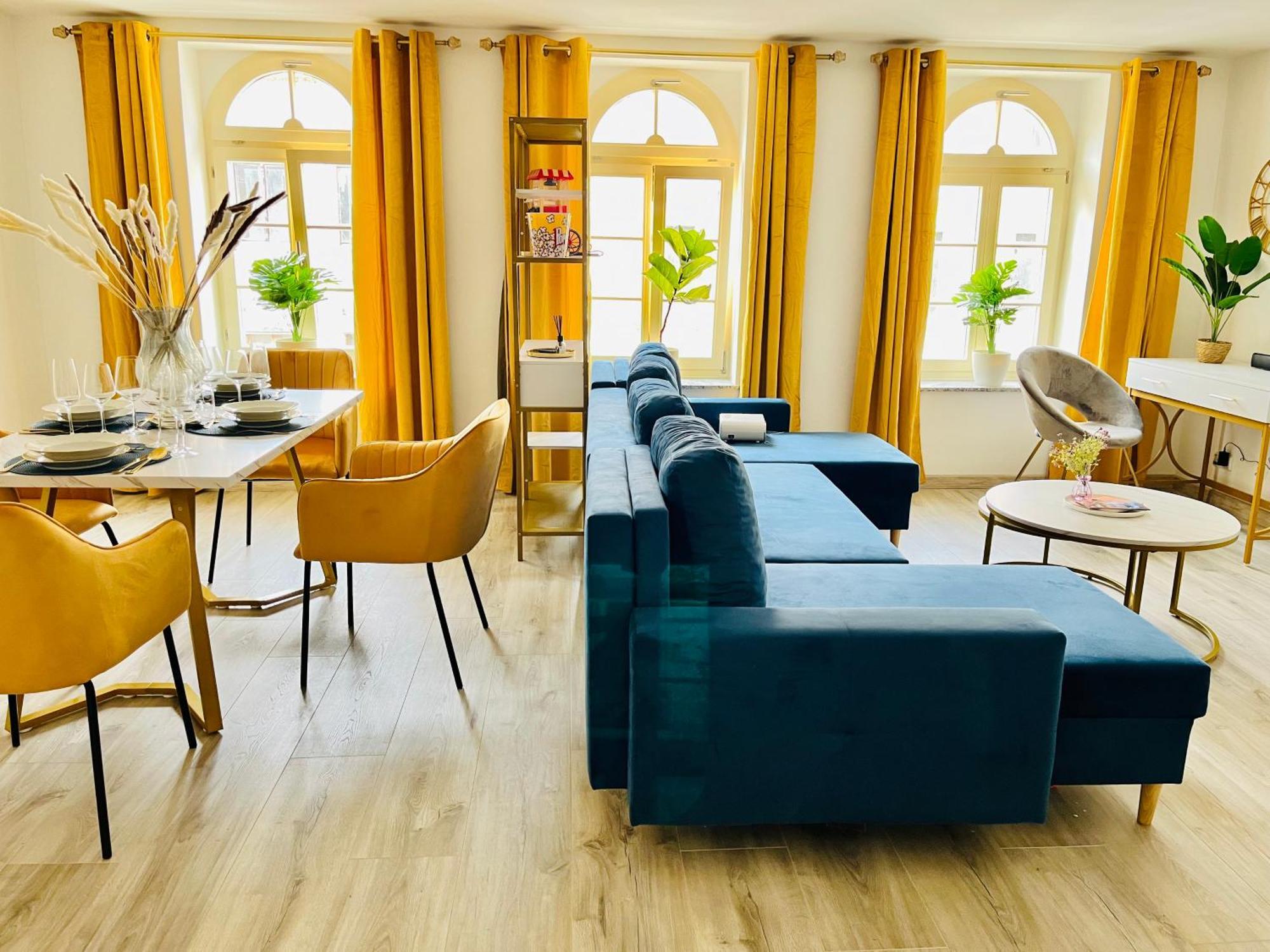 Filmap-Charmant-Modern-Zentral-Balkon-Beamer-Spieletisch Görlitz Esterno foto